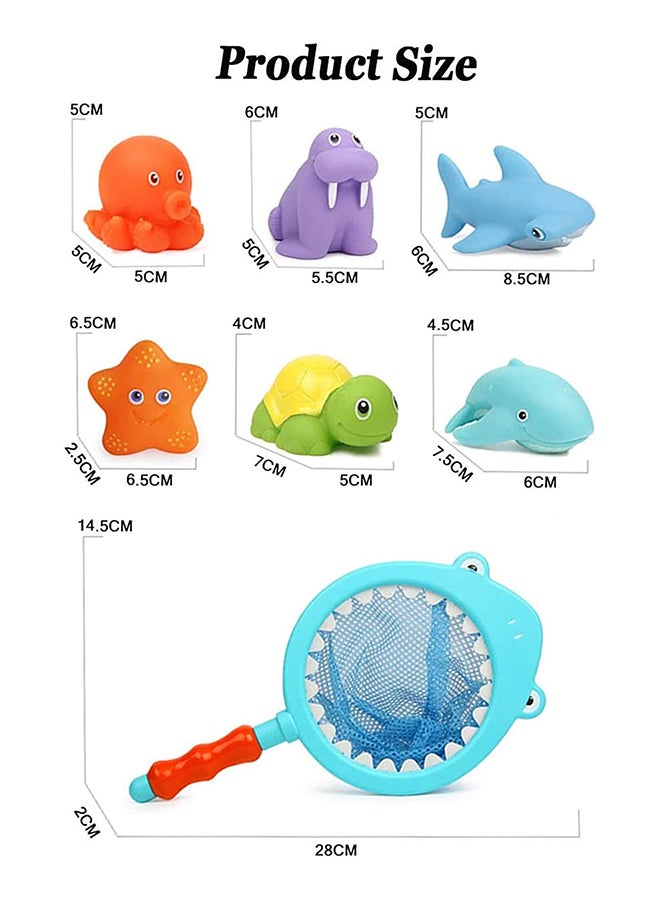 Beauenty 7-Piece Finding Nemo Dory Float Spray Water Squeeze Bath Toys  - Image 3