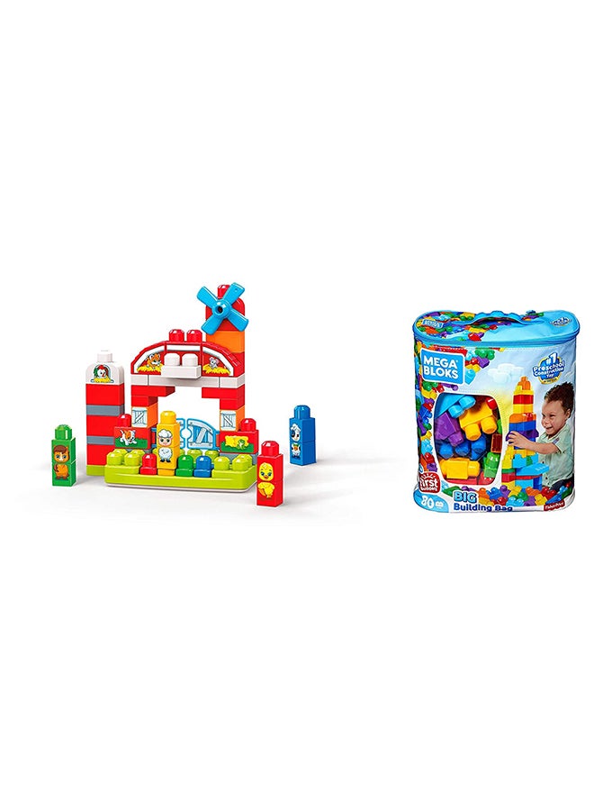 Mega Bloks - 80-Piece Big Building Block Set With Bag 80 - Image 1