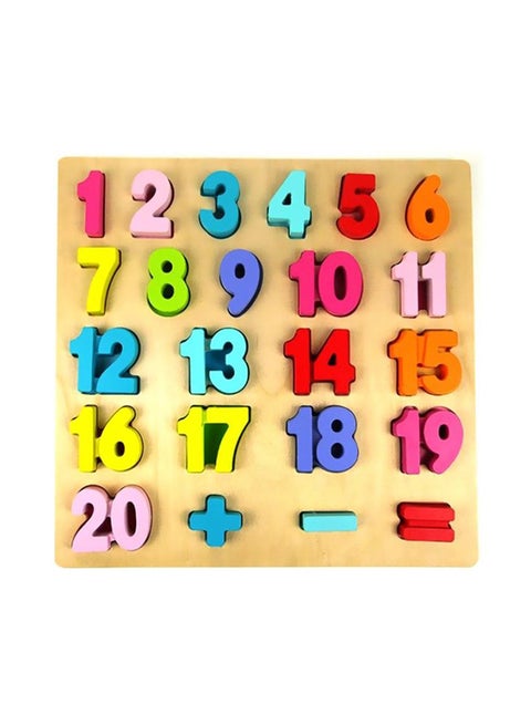 Wooden Number Puzzle Toy