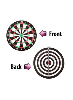 Farraige Wooden Double Faced Dart Board Game Set  - Image 4