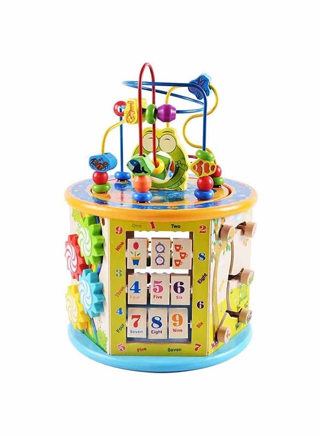 Factory Price - 8 In 1 Multifunction Wooden Activity Cube - Image 1