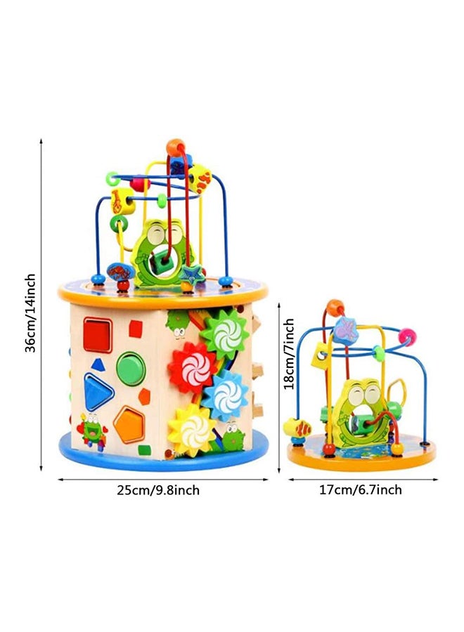 Factory Price - 8 In 1 Multifunction Wooden Activity Cube - Image 1