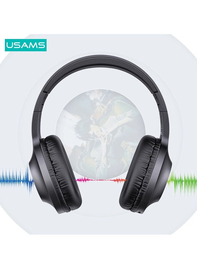 Usams - Bluetooth 5.0 Active Noise Reduction Stereo Sports Gaming Headphones - Image 1