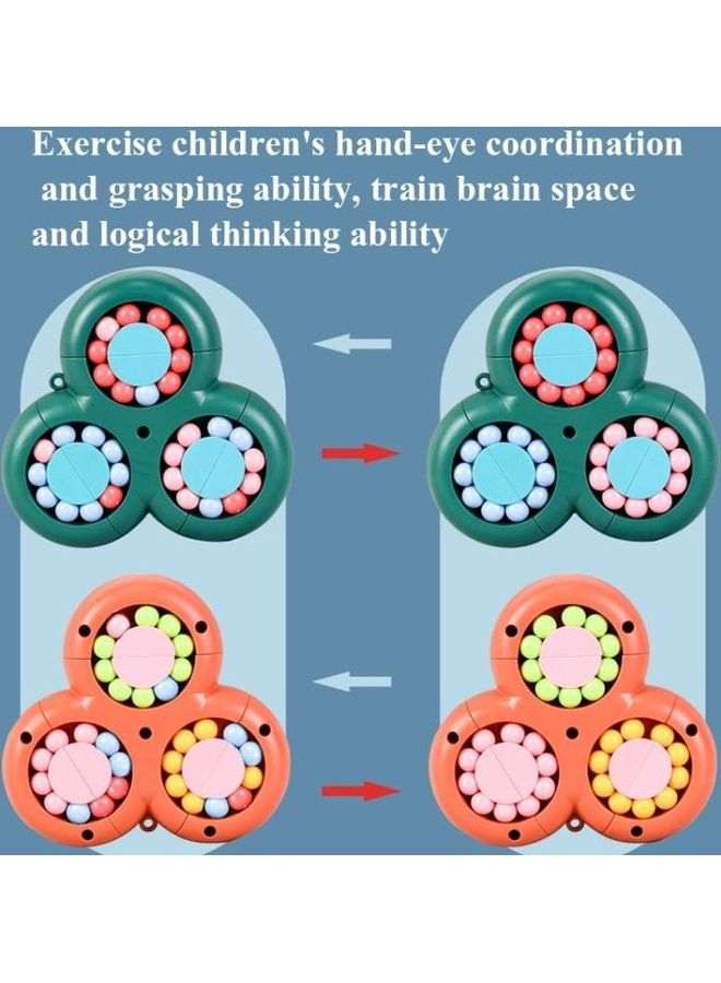 بي جي إم مجموعة ألعاب مكعب روبيك ماجيك بينز دوار للأصابع من 4 قطع - Image 4