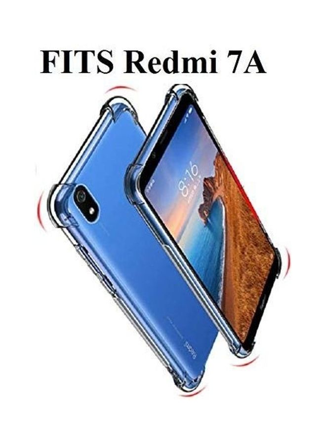 Zolo Shockproof Slim Soft TPU Silicon Case Cover For Redmi 7A Clear - Image 2