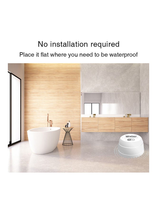 Generic - WiFi Water Leak Detector White - Image 1