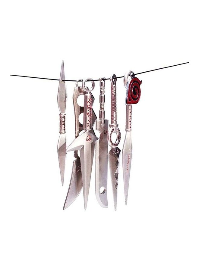 Delfino 7-Piece Naruto Cosplay Metal Accessories Set  - Image 4