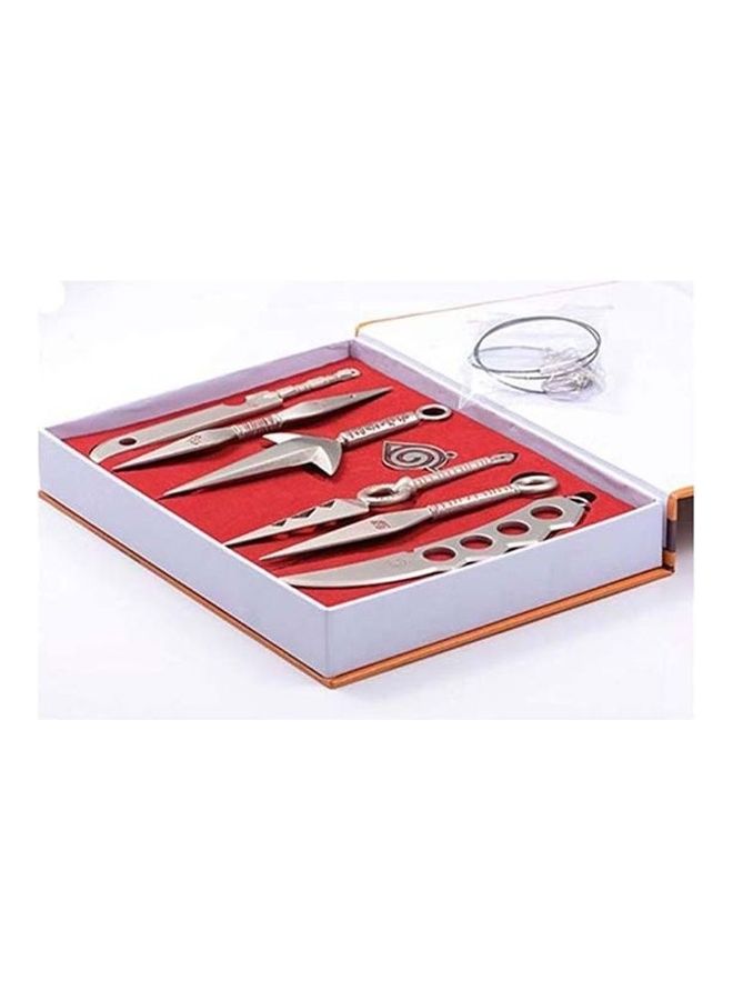 Delfino 7-Piece Naruto Cosplay Metal Accessories Set  - Image 2