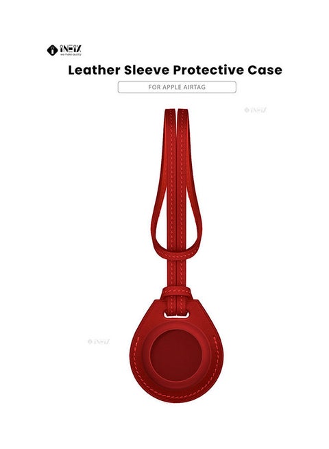 Protective Case Cover For Apple AirTag Red