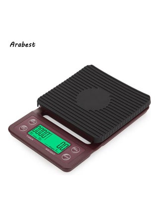 Drip Coffee Digital Scale With Timer Electronic Scale218252 Red/Black - v1629907625/N50426251A_1