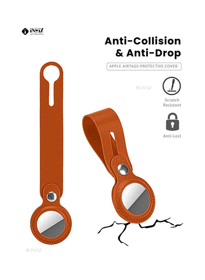 INEIX - Protective Case Cover For Apple AirTag Orange - Image 1