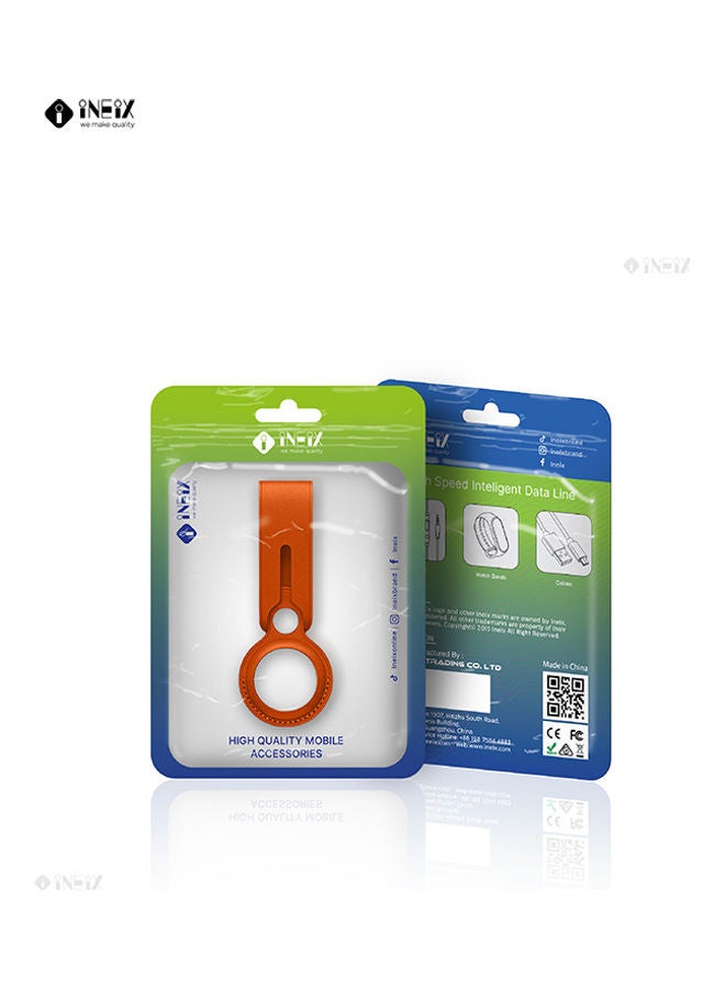 INEIX - Protective Case Cover For Apple AirTag Orange - Image 1