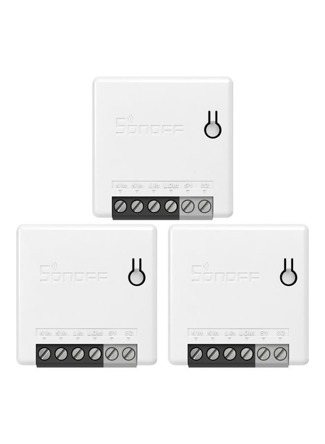 SONOFF 3-Piece Smart Switch Set White - Image 1