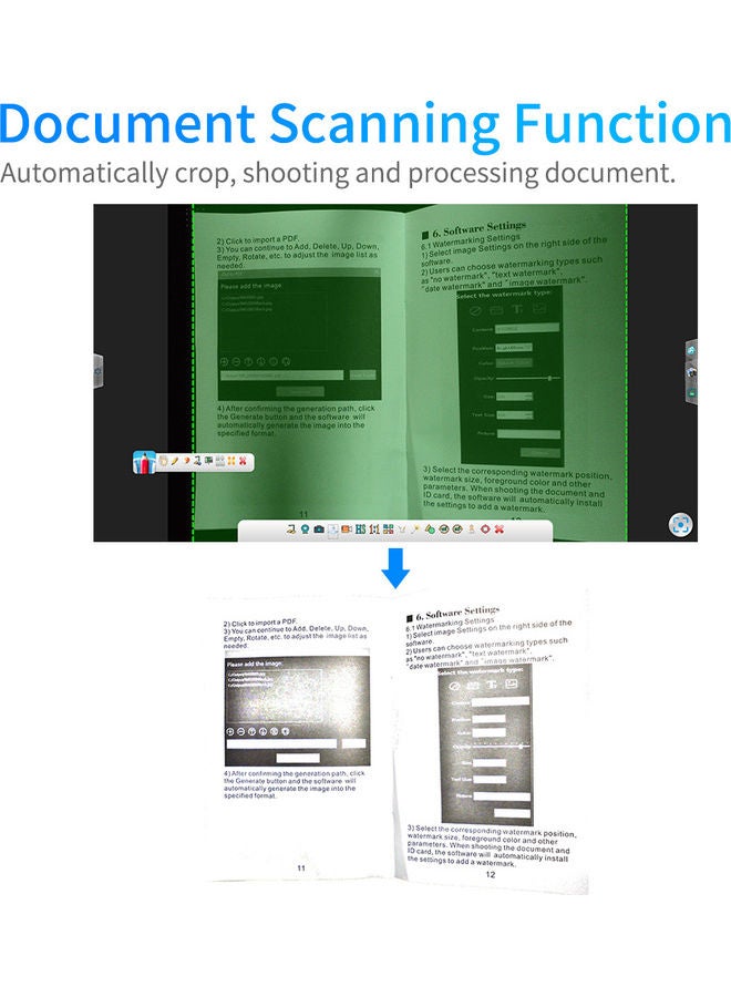 USB Document Camera Scanner Grey - Image 5