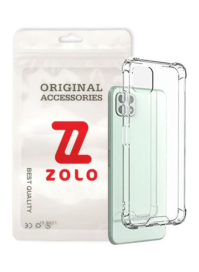 زولو غطاء حمايةٍ واق بحواف لهاتف سامسونج جالاكسي A22 5G شفاف - Image 1