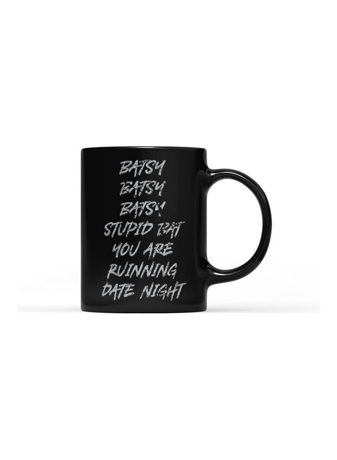 LOUD UNIVERSE Joker Quote Printed Coffee Mug Black/White  - Image 1
