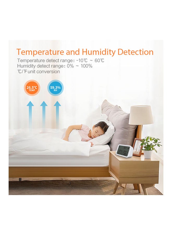 NEO Coolcam Smart Zigbee Temperature And Humidity Sensor White  - Image 3