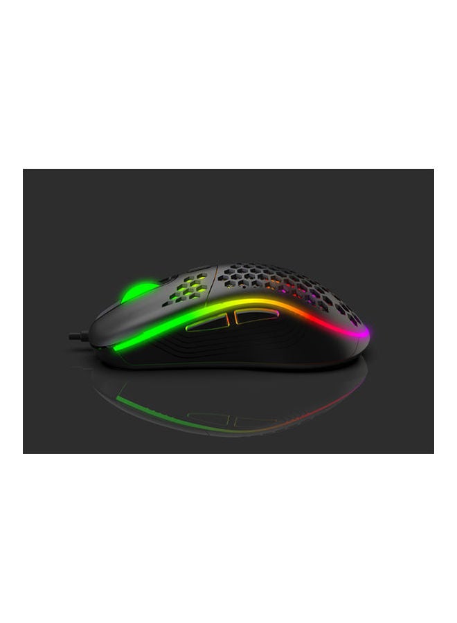 6D Gaming Mouse With 8000 Adjustable Dpi Game Mouse Optical Wired Usb Mouse Black