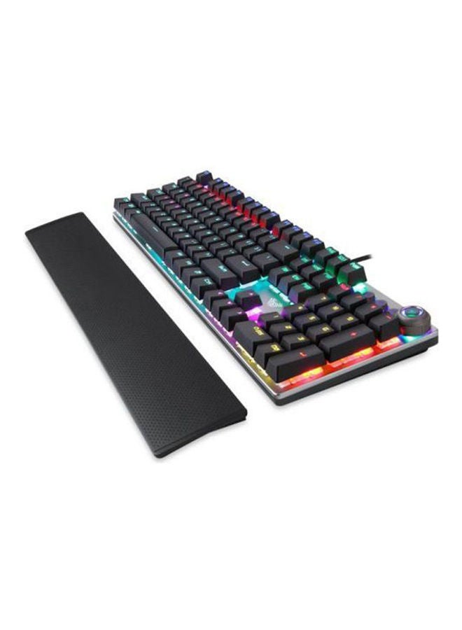 AULA - F2058 Wind Rainbow Full Gaming Mechanical Keyboard - Blue Switches Black - Image 1
