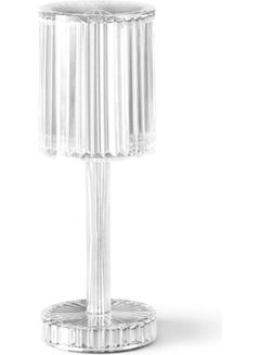 Generic Modern Crystal Table Lamp Touching Control White  - Image 1