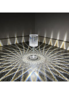 Generic Modern Crystal Table Lamp Touching Control White  - Image 5