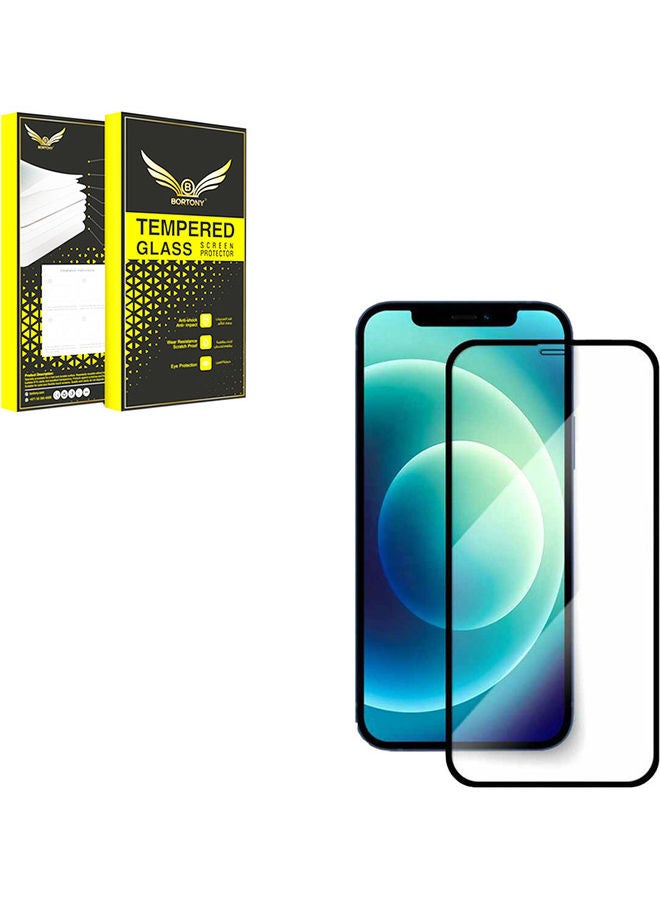 BORTONY Tempered Glass Screen Protector For Apple 12 Mini Clear - Image 1
