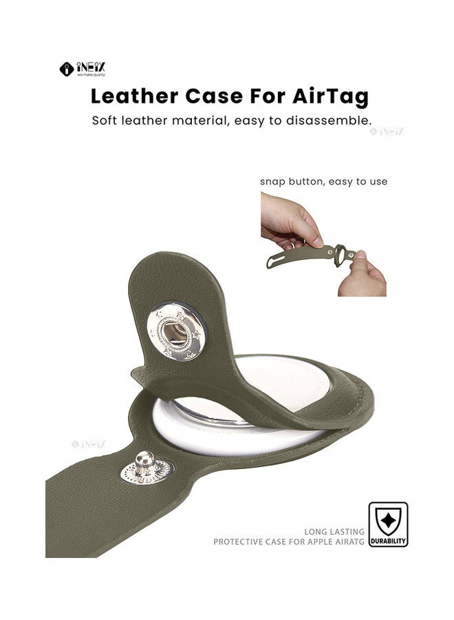 INEIX - Waterproof Protective Cover For Apple AirTag Green - Image 1
