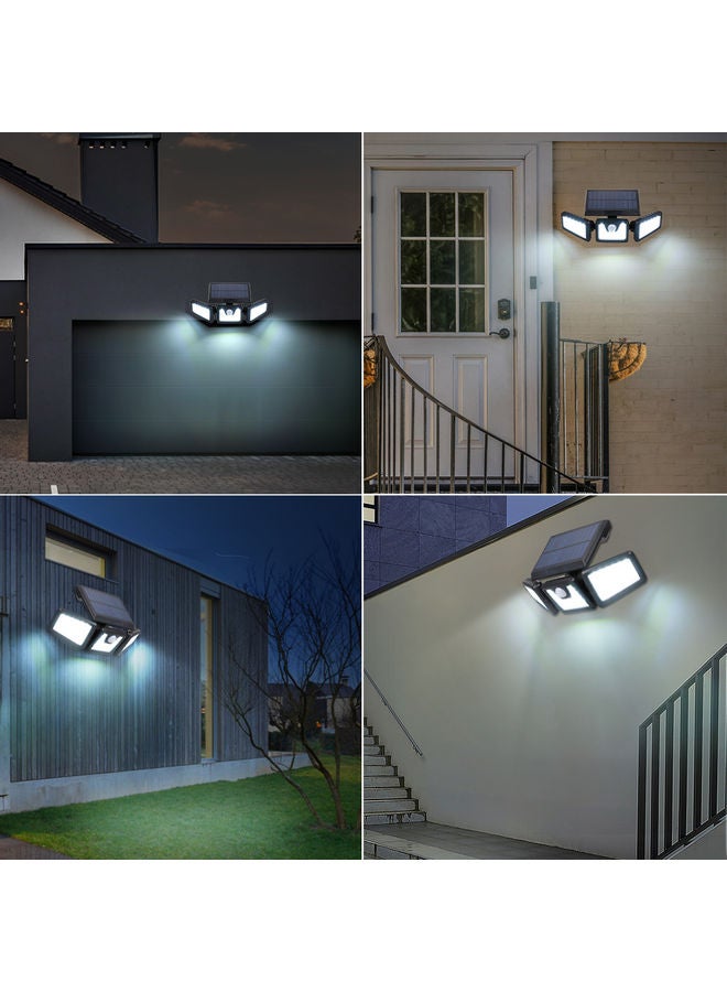 Tomshine Solar Powered PIR Motion Sensor Wall Light White  - Image 2