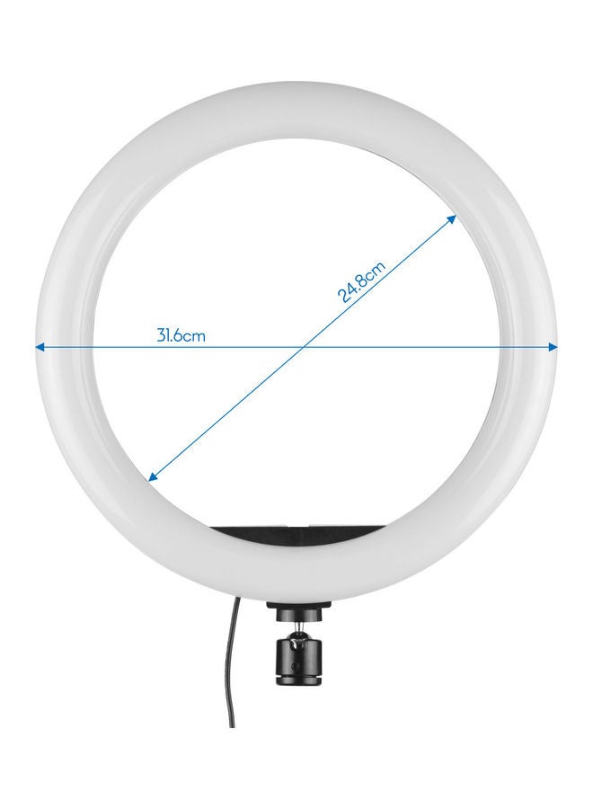 168-Piece LED Beads Ring Light Fill-In Lamp Black  - Image 4