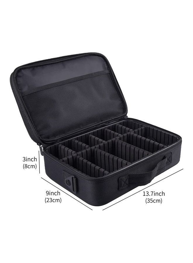 منظم مستحضرات تجميل أكسفورد. أسود - Image 2