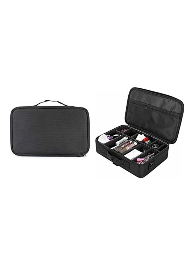 منظم مستحضرات تجميل أكسفورد. أسود - Image 5