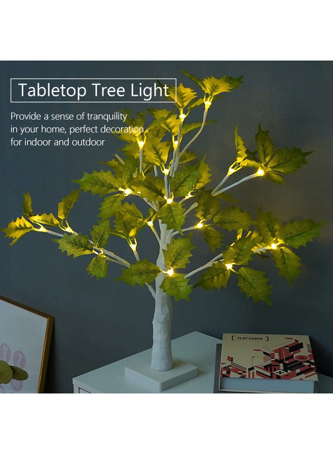 Maple Leaves Tree Branch Light Green 46.00x11.50x11.50cm  - Image 3
