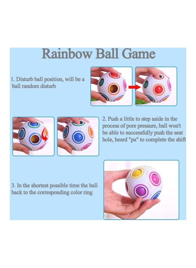 بي جي إم لعبة كرة سحرية بألوان قوس قزح - Image 5