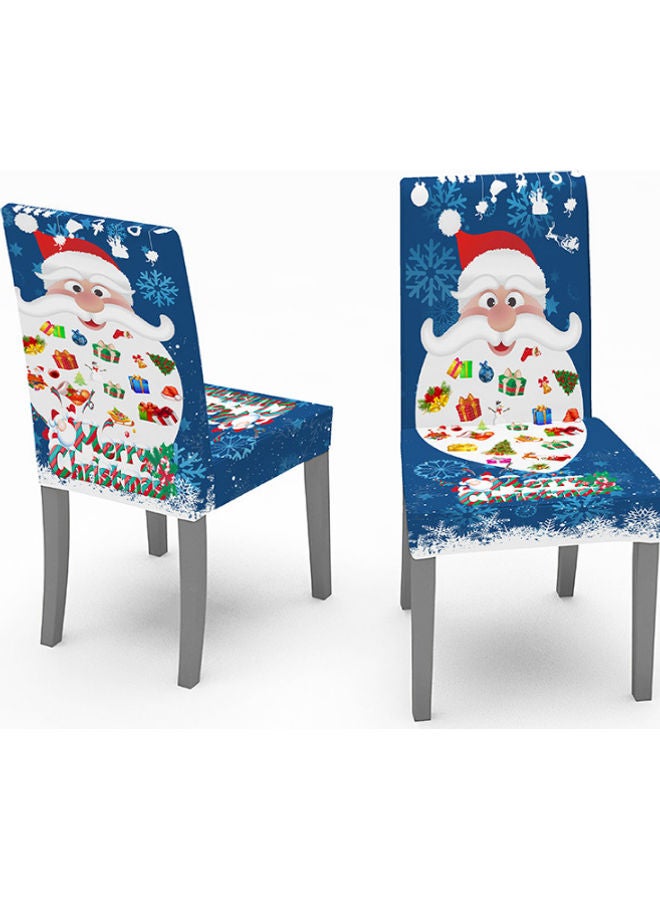 Deals for Less Printed Table Cloth With 4 Chair Cover Blue 140x180cm - Image 2