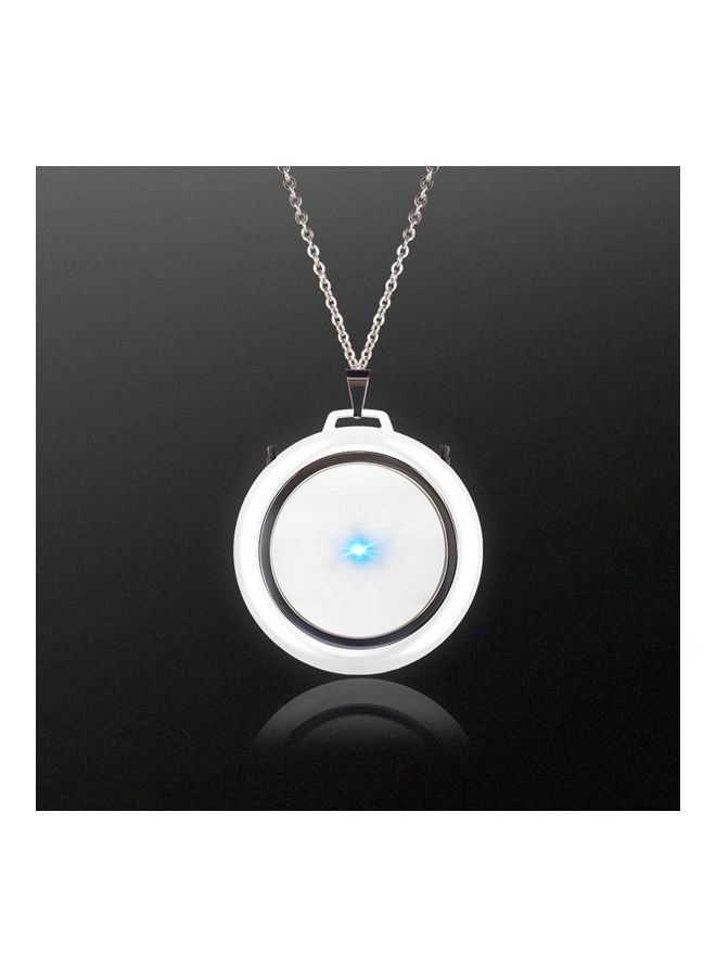 USB Portable Necklace Fresh Air Purifier White  - Image 4