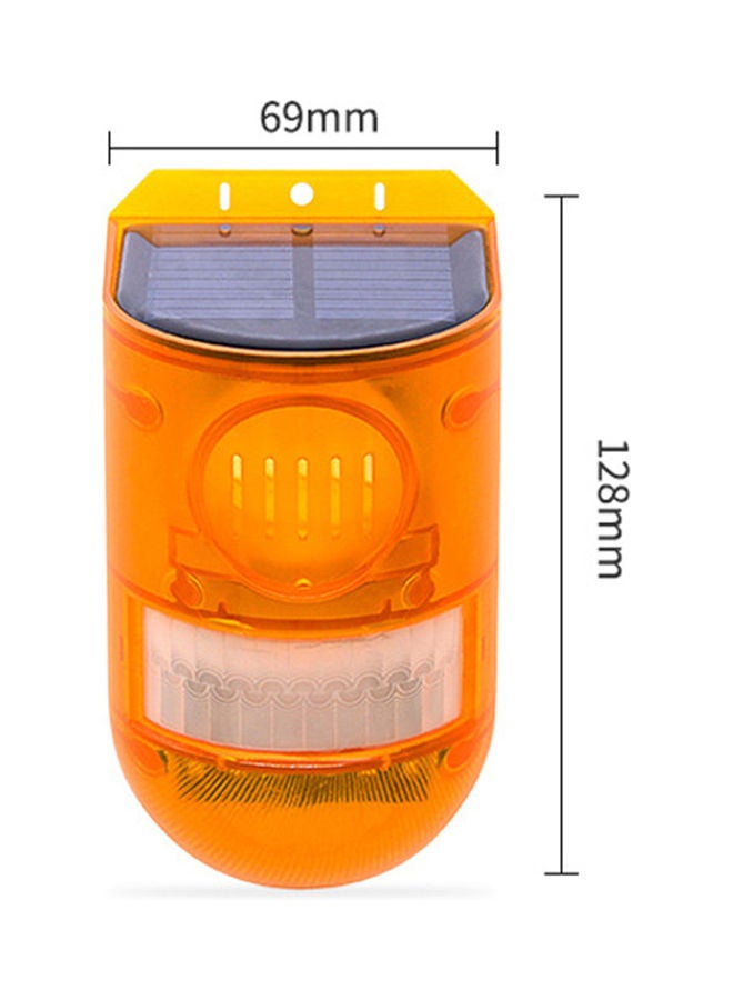 Solar Alarm Light With PIR Motion Sensor Yellow - Image 5