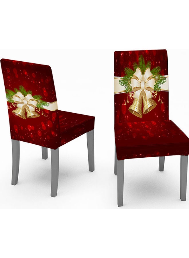 ديلز فور لس مفرش طاولة مزين بطبعة مع 4 أغطية للكراسي أحمر 140x180سم - Image 2