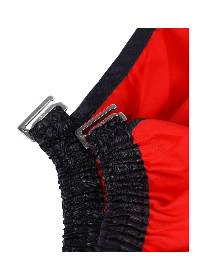Professional Salon Hair Cutting Cape Red - Image 3
