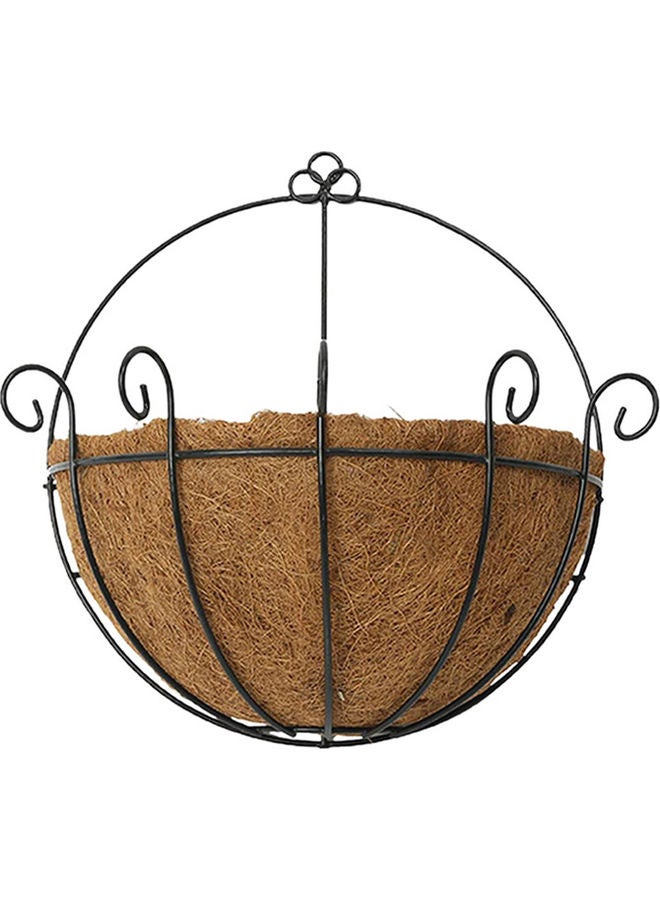 LINGWEI - Decorative Flower Pot Brown/Black 20x30x34cm - Image 1