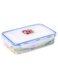 Royalford Air Proof Box With Silicone Sealing Ring Premium Quality Plastic Ware 800 Ml Multi Color 20.5 X 13.2 X 5 Cm Bpa Free Leak Free Odor Free  - Image 4