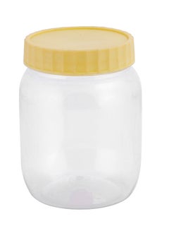 DELCASA Round Plastic Spice Jar Clear/Green  - Image 1