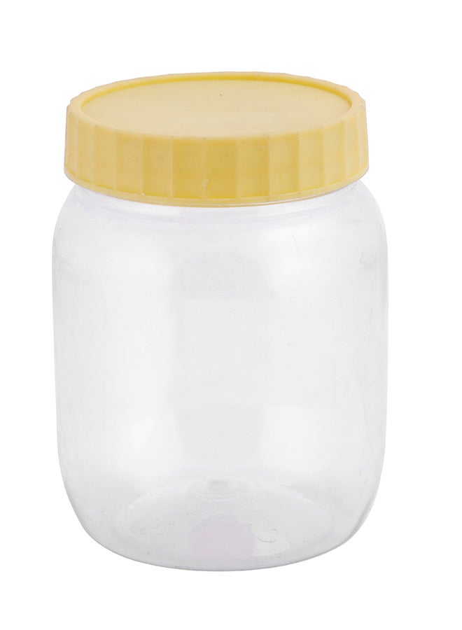 DELCASA Round Plastic Spice Jar Clear/Green  - Image 1