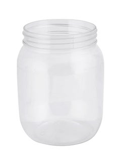 DELCASA Plastic Round Jar Yellow/Clear  - Image 2