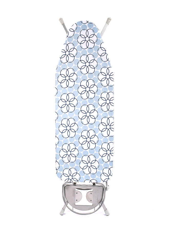 Royalford Ironing Board With Steam Iron Rest And Adjustable Height/Lock System Silver/Brown - Image 2