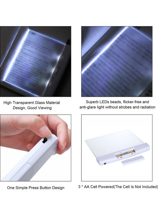 Generic LED Reading Night Light Lamp White - Image 3