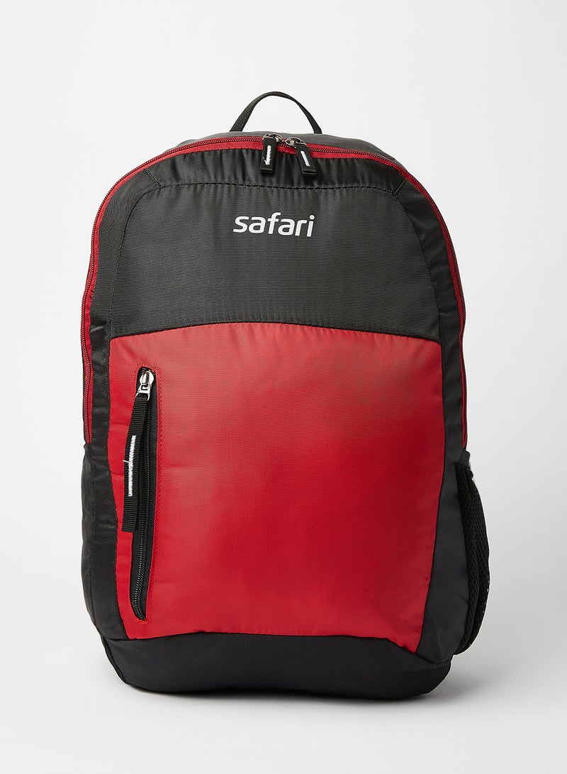 Safari Colourblock Backpack Red  - Image 1