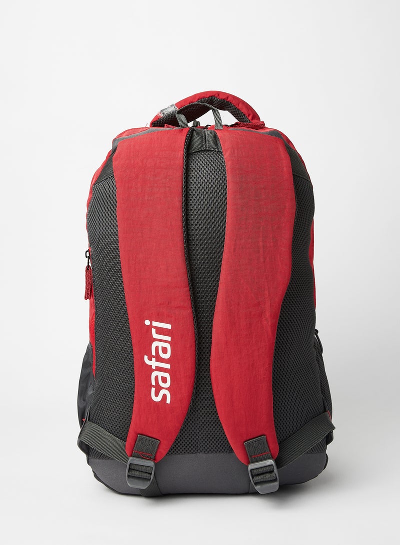 Safari Colourblock Backpack Red  - Image 2