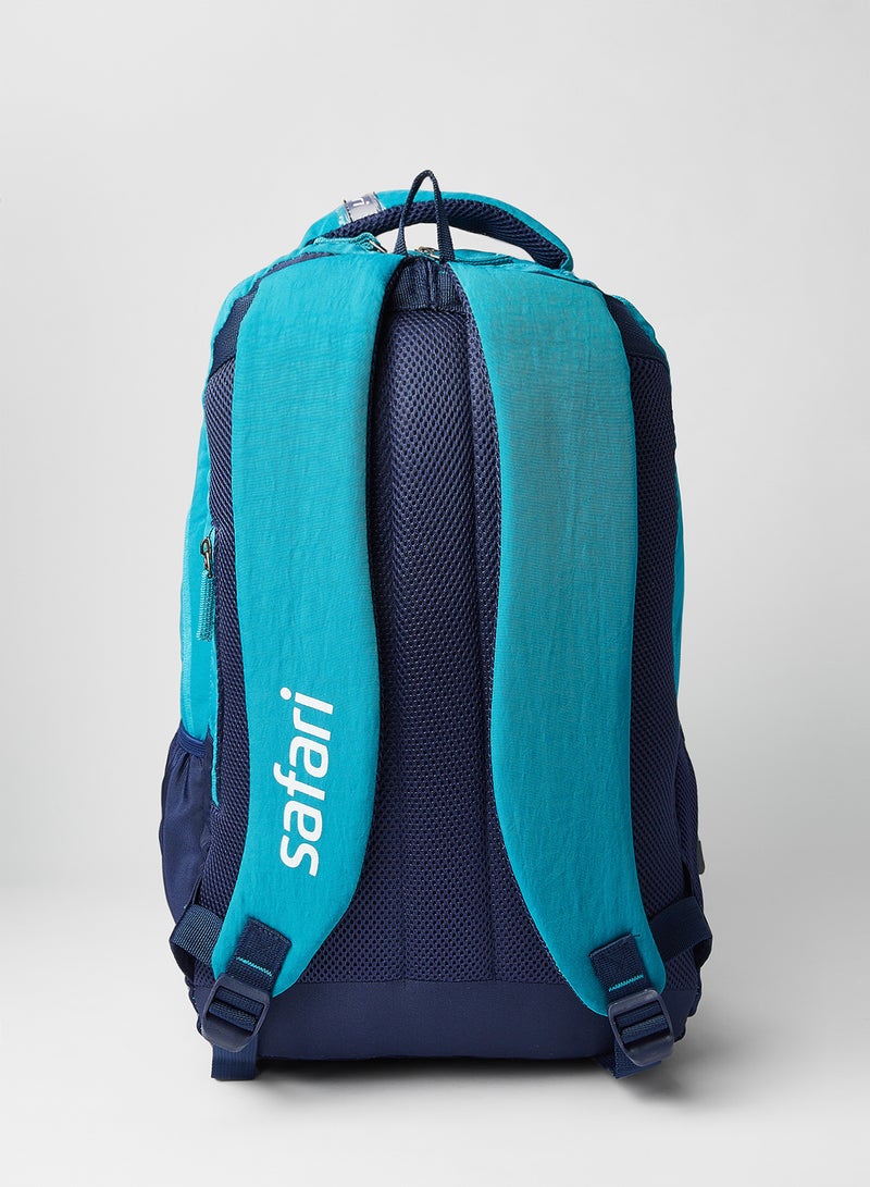 Safari Drawstring Backpack Teal/Navy  - Image 2