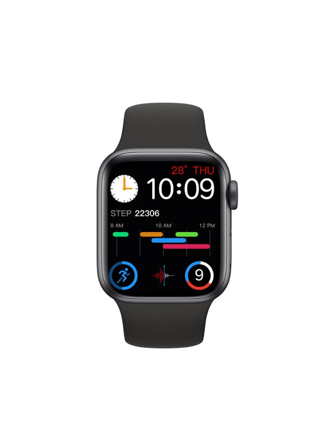 Mi VAZA - T500+Pro IP67 Waterproof Smartwatch Black - Image 1