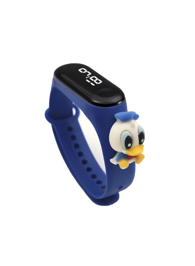 Mi VAZA M3 Cartoon Children's LED Electronic Waterproof Touch Watch Blue 